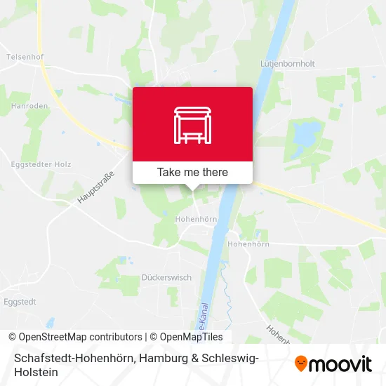 Карта Schafstedt-Hohenhörn