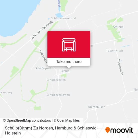 Карта Schülp(Dithm) Zu Norden