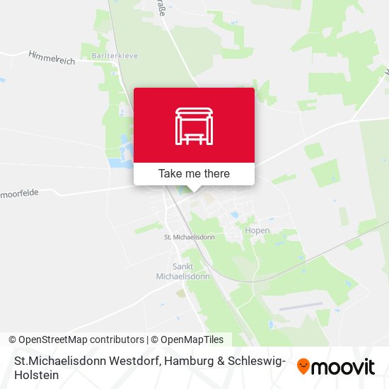 St.Michaelisdonn Westdorf map