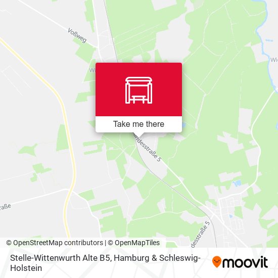 Stelle-Wittenwurth Alte B5 map