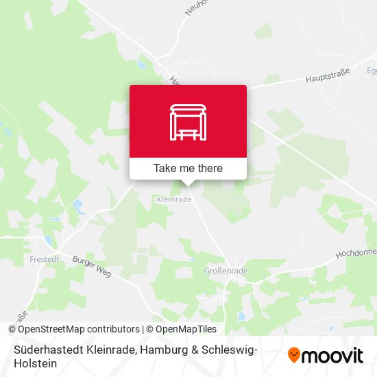 Süderhastedt Kleinrade map