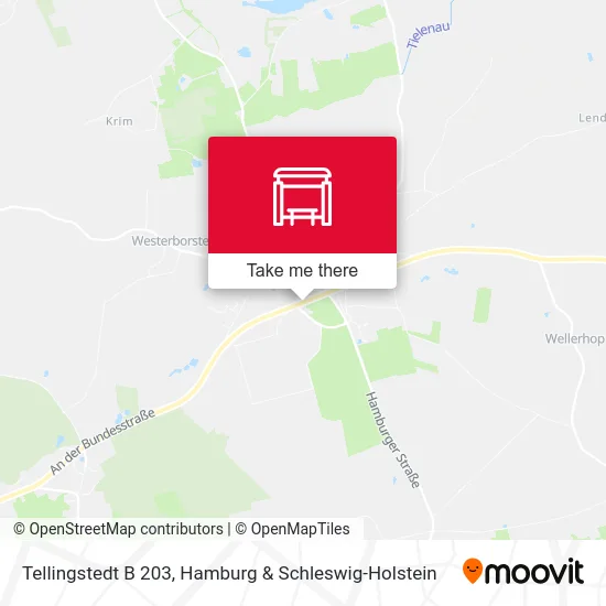 Карта Tellingstedt B 203