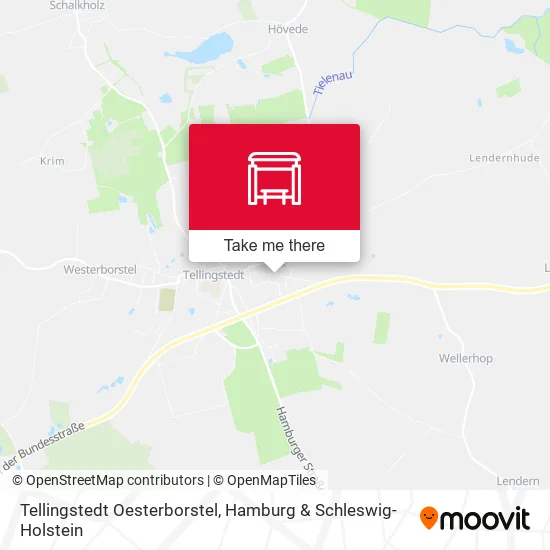 Карта Tellingstedt Oesterborstel