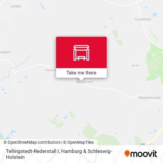Tellingstedt-Rederstall I map