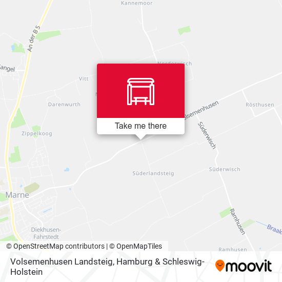 Volsemenhusen Landsteig map