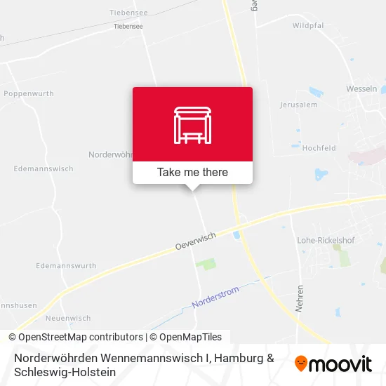 Карта Norderwöhrden Wennemannswisch I