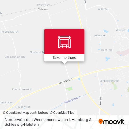 Norderwöhrden Wennemannswisch I map