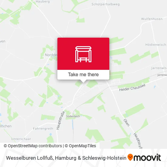 Карта Wesselburen Lollfuß