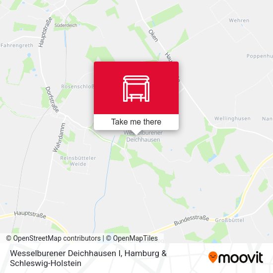 Wesselburener Deichhausen I map