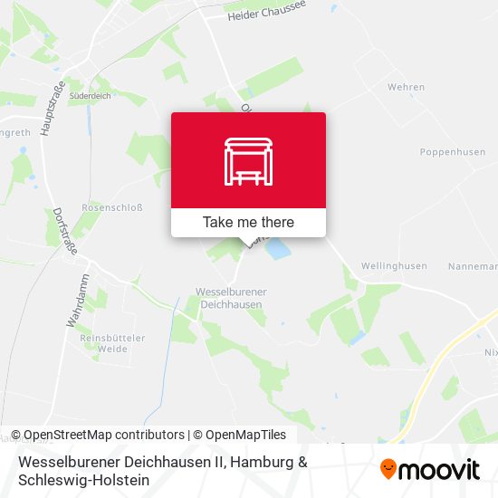 Wesselburener Deichhausen II map