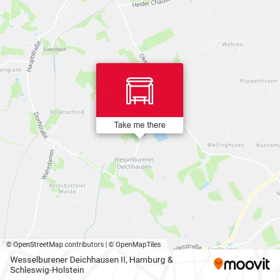 Карта Wesselburener Deichhausen II