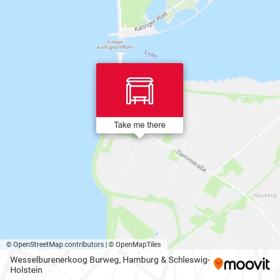 Карта Wesselburenerkoog Burweg