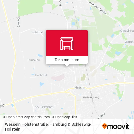 Карта Wesseln Holstenstraße