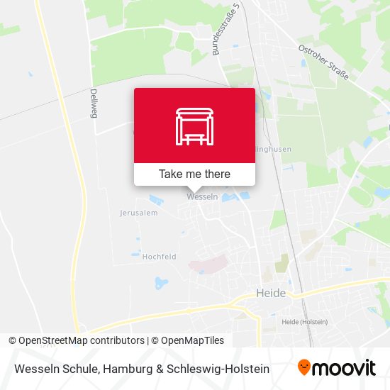 Wesseln Schule map