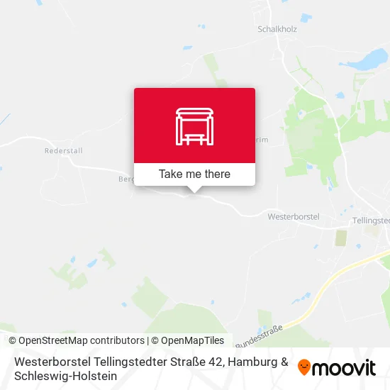 Карта Westerborstel Tellingstedter Straße 42