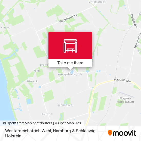Карта Westerdeichstrich Wehl
