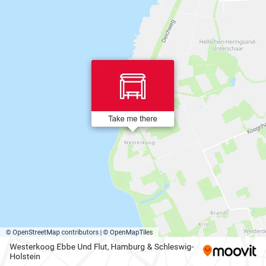 Карта Westerkoog Ebbe Und Flut