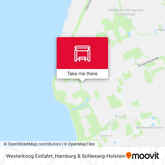 Карта Westerkoog Einfahrt
