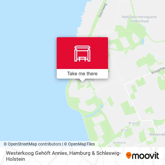 Карта Westerkoog Gehöft Annies