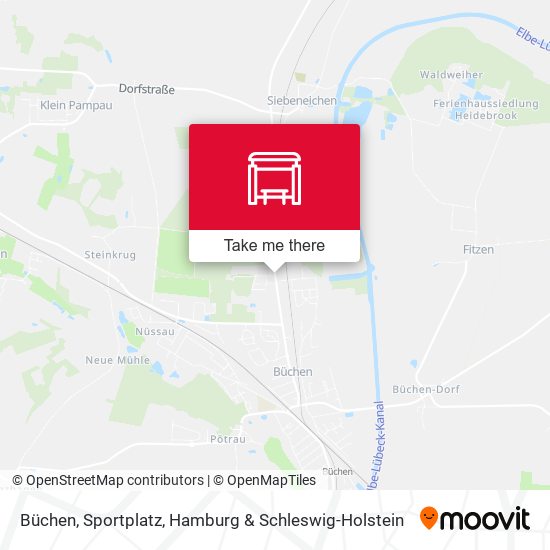 Büchen, Sportplatz map