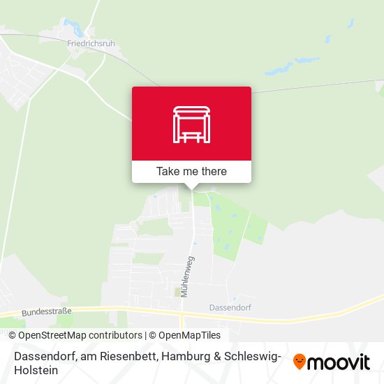 Dassendorf, am Riesenbett map