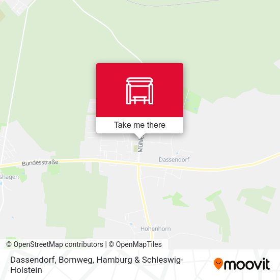 Dassendorf, Bornweg map