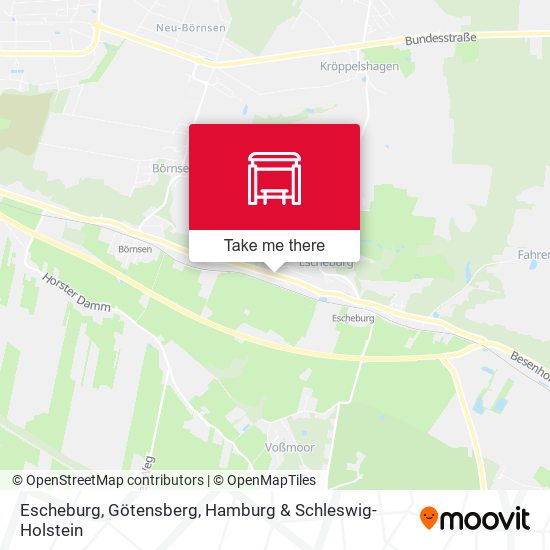 Escheburg, Götensberg map