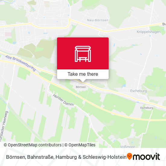 Börnsen, Bahnstraße map