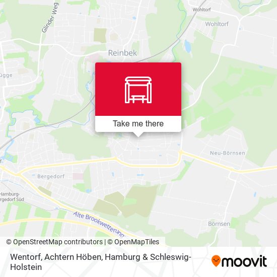 Wentorf, Achtern Höben map