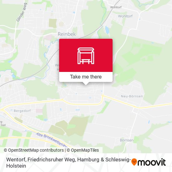 Wentorf, Friedrichsruher Weg map