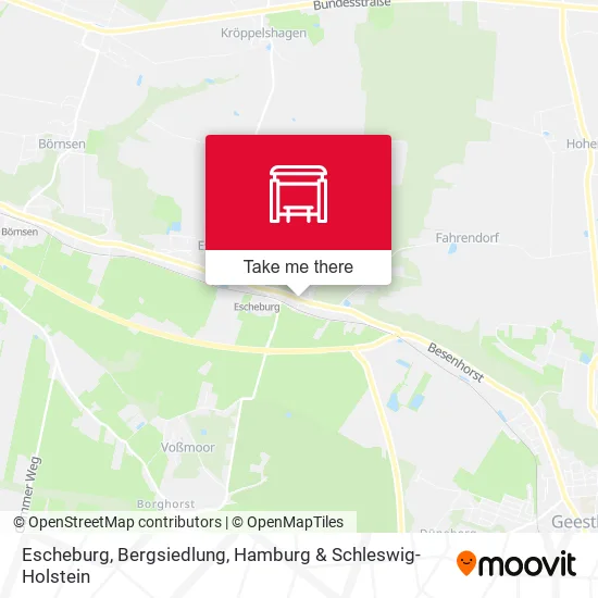 Карта Escheburg, Bergsiedlung