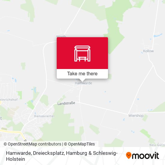 Hamwarde, Dreiecksplatz map