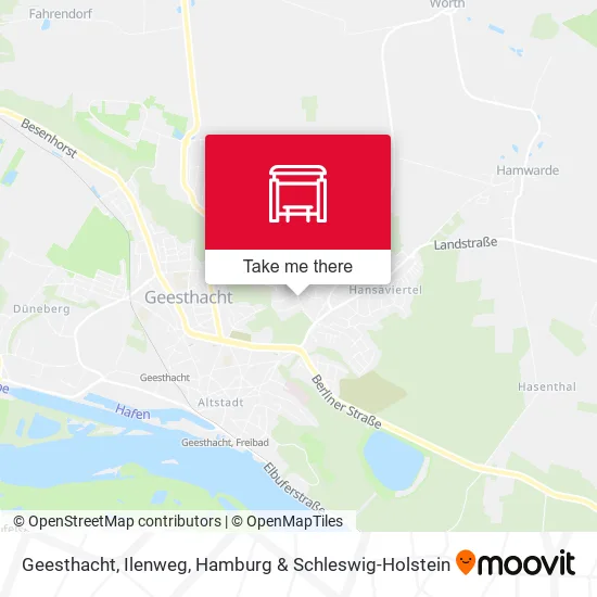 Карта Geesthacht, Ilenweg