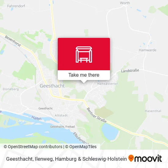 Карта Geesthacht, Ilenweg