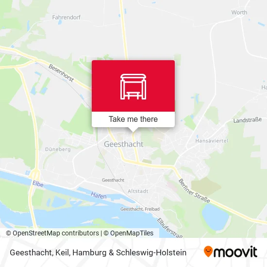Карта Geesthacht, Keil