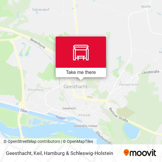 Карта Geesthacht, Keil