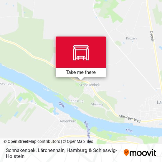 Schnakenbek, Lärchenhain map