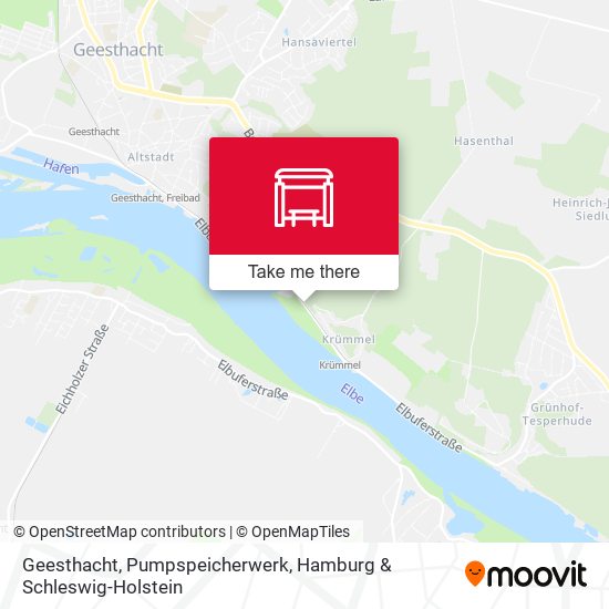 Geesthacht, Pumpspeicherwerk map