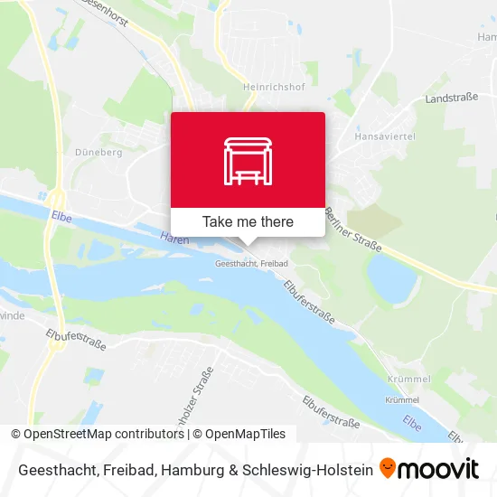 Карта Geesthacht, Freibad