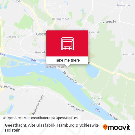 Geesthacht, Alte Glasfabrik map