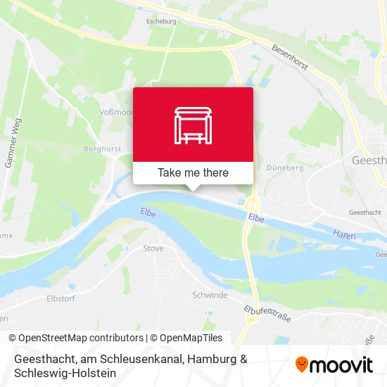 Карта Geesthacht, am Schleusenkanal