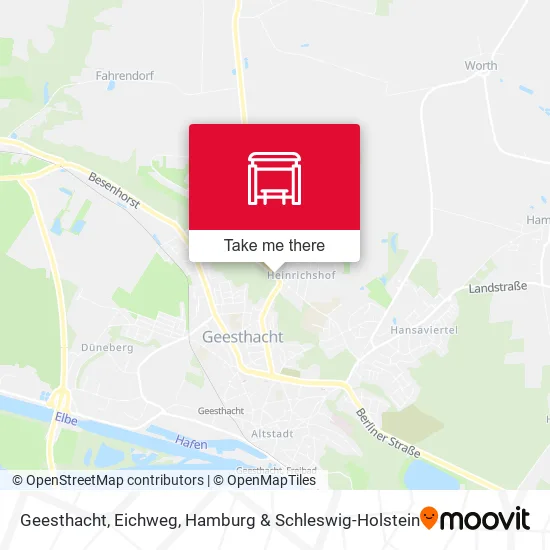Карта Geesthacht, Eichweg