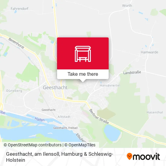 Карта Geesthacht, am Ilensoll