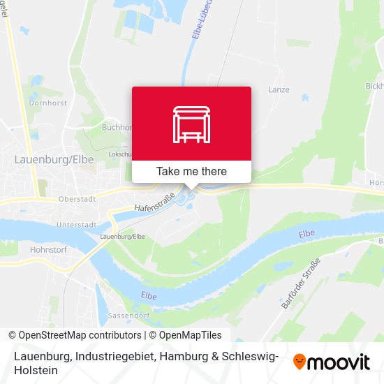 Lauenburg, Industriegebiet map