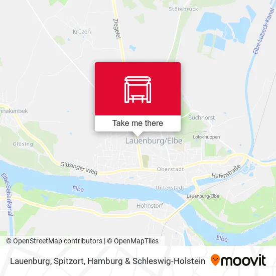 Карта Lauenburg, Spitzort
