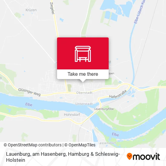 Карта Lauenburg, am Hasenberg