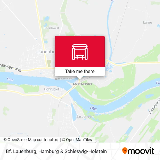 Карта Bf. Lauenburg
