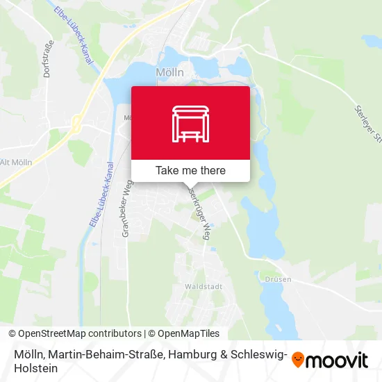 Карта Mölln, Martin-Behaim-Straße