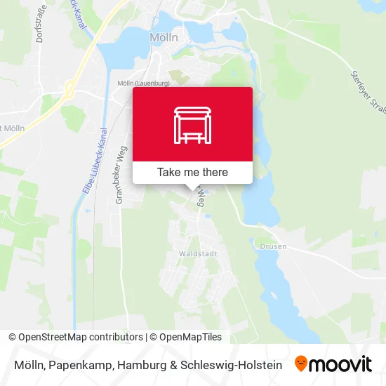 Карта Mölln, Papenkamp