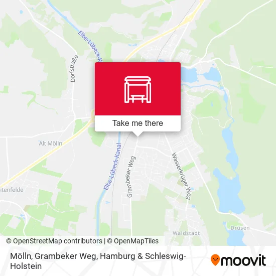 Карта Mölln, Grambeker Weg